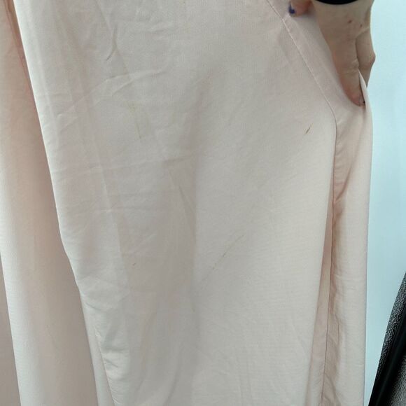 LULUS Everything's All Bright Blush Pink Backless Maxi Dress Size Medium - Picture 12 of 12